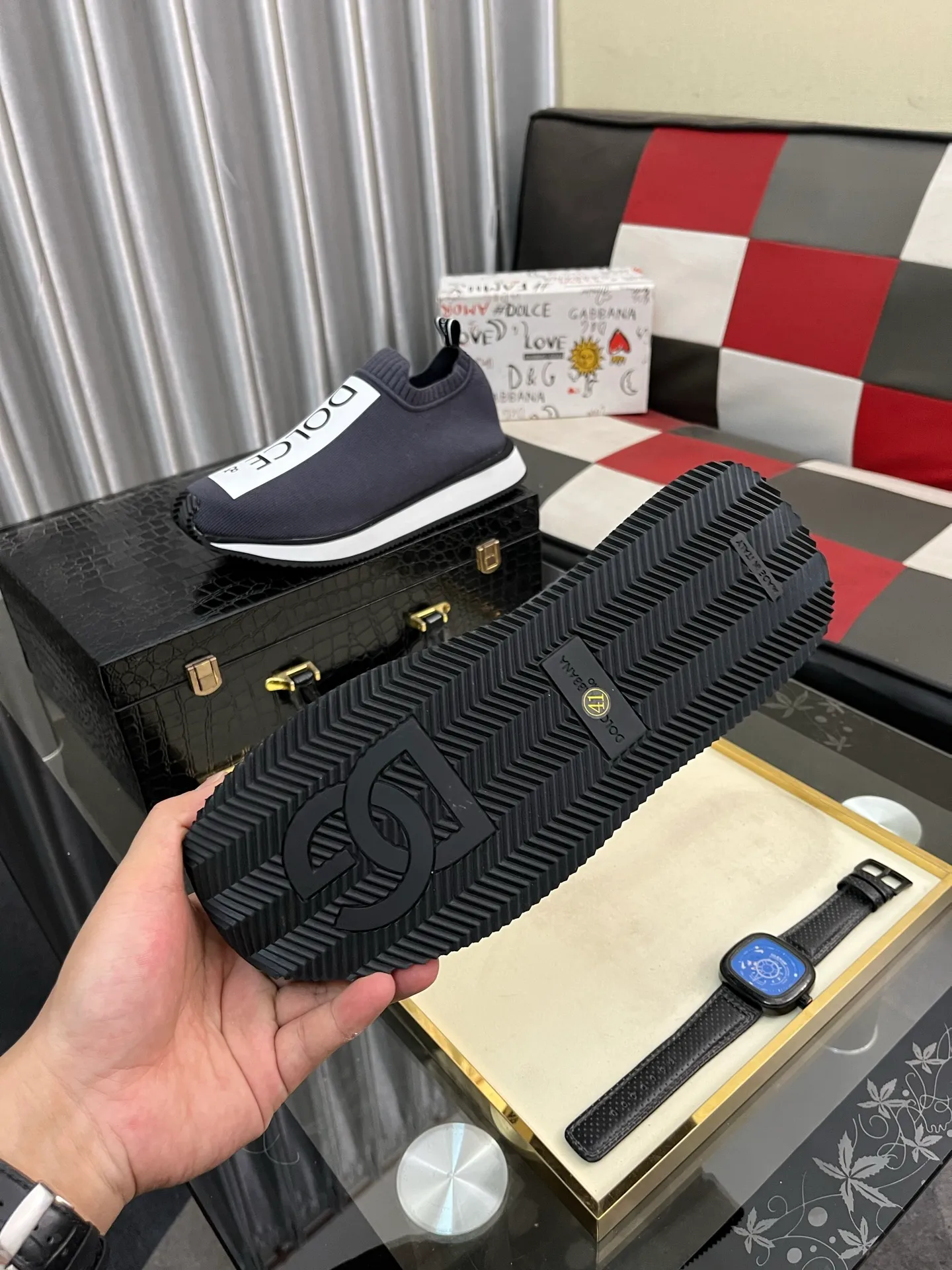Men's men's shoes 💰420⌚️⌚️【DG～】couple casual shoes 2025z cabinet sales simultaneously 🔶Size: 35-46#️⃣ 🔷8 colors🔜The upper is made of multi-material splicing➕Mesh lining, comfortable and breathable, sole: original comfortable and wear-resistant outsole, ⚠️real thing📱photographed🎬real thing is better📢📢📢